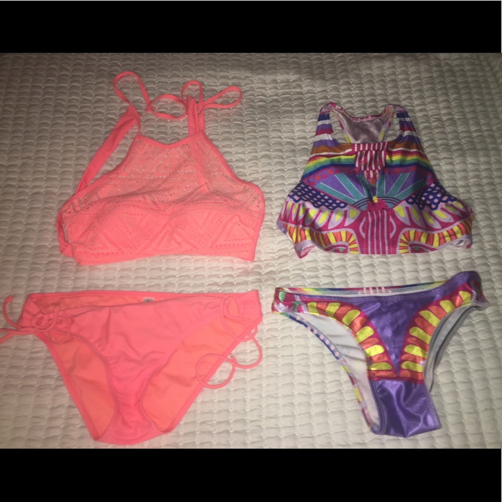 Cute bikini sets NEVER WORN.